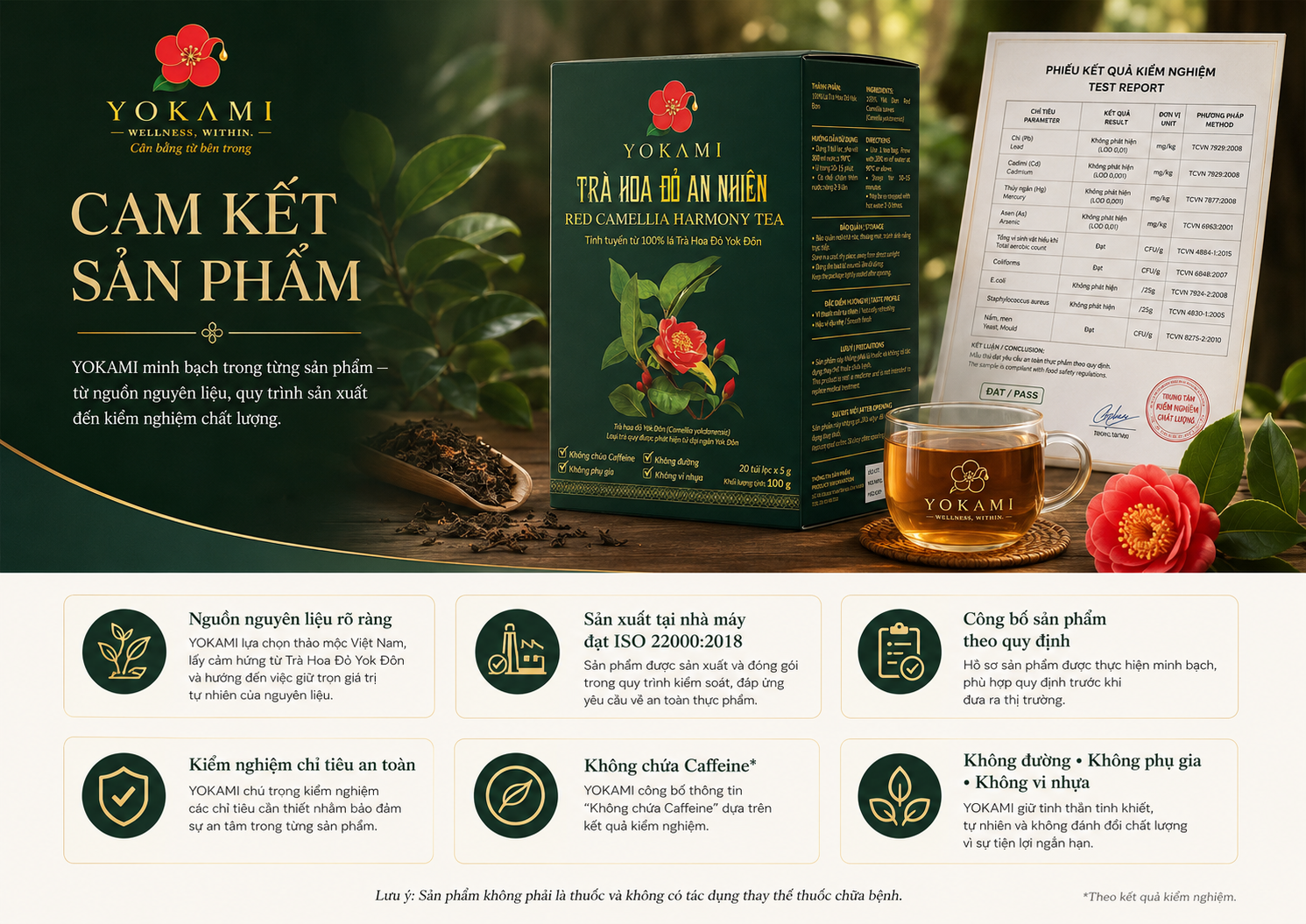 Cam kết sản phẩm YOKAMI — Minh bạch chất lượng