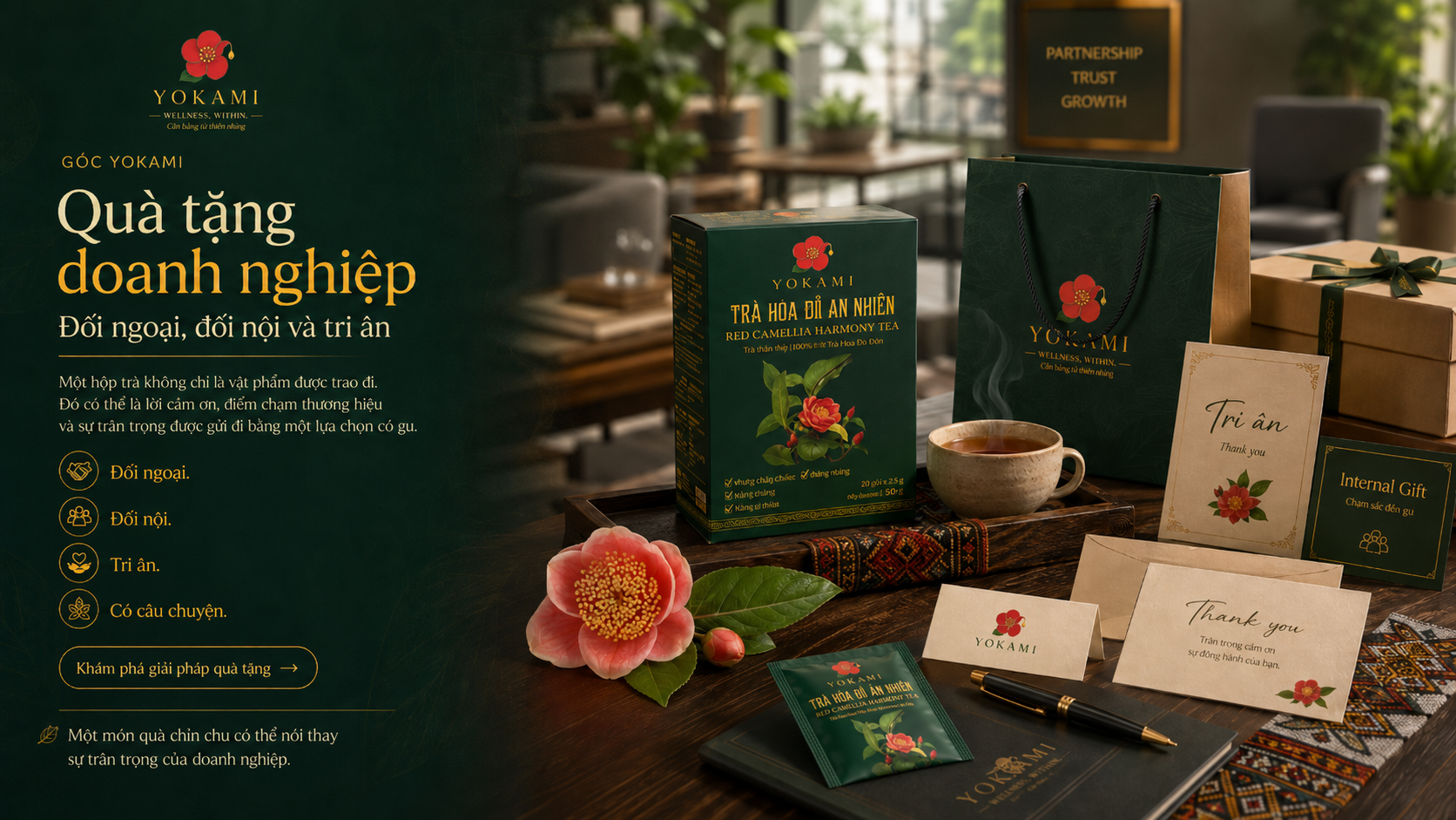 Quà tặng doanh nghiệp: Đối ngoại, đối nội và tri ân
