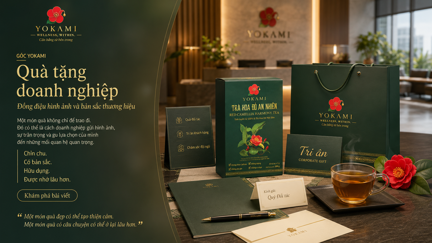 Quà tặng doanh nghiệp: Đồng điệu hình ảnh và bản sắc thương hiệu