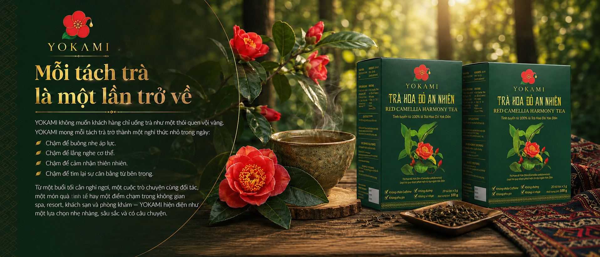 Mỗi chén trà nghi thức trở về