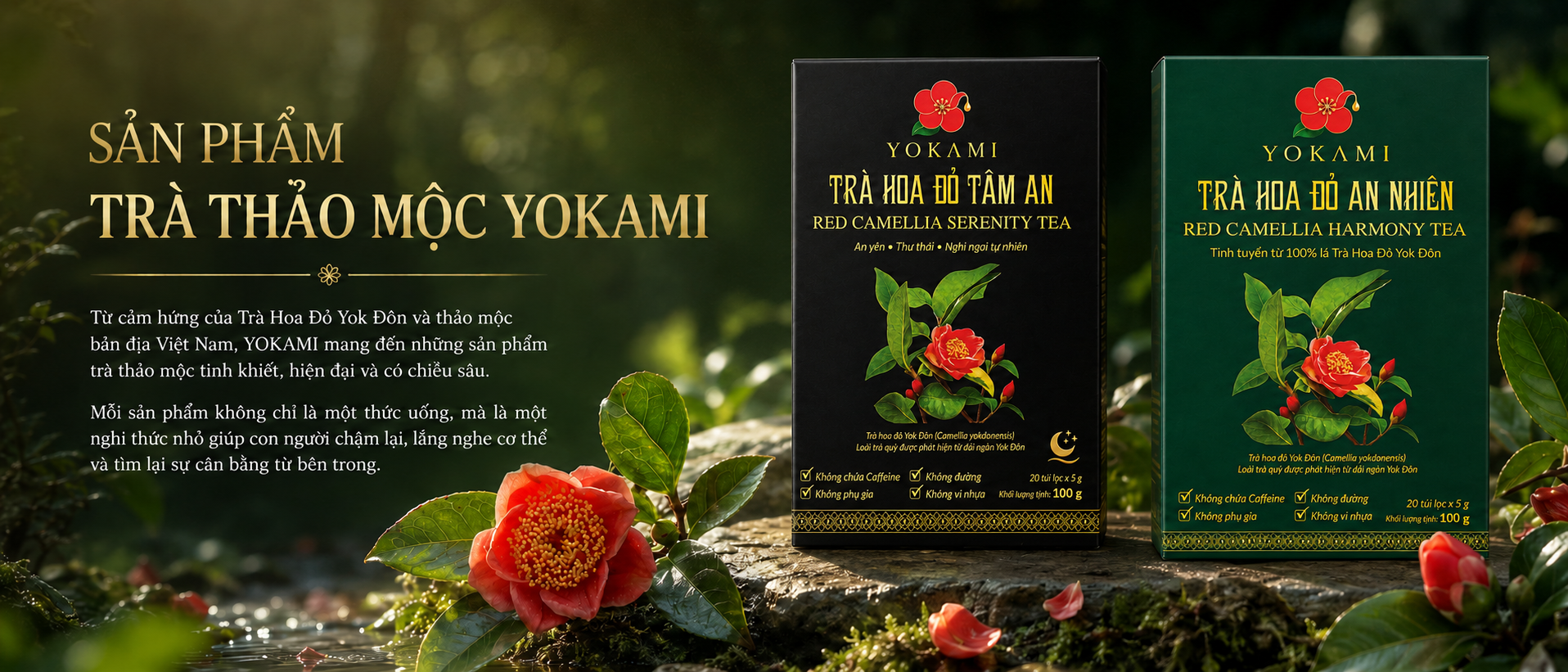 Sản phẩm trà thảo mộc YOKAMI