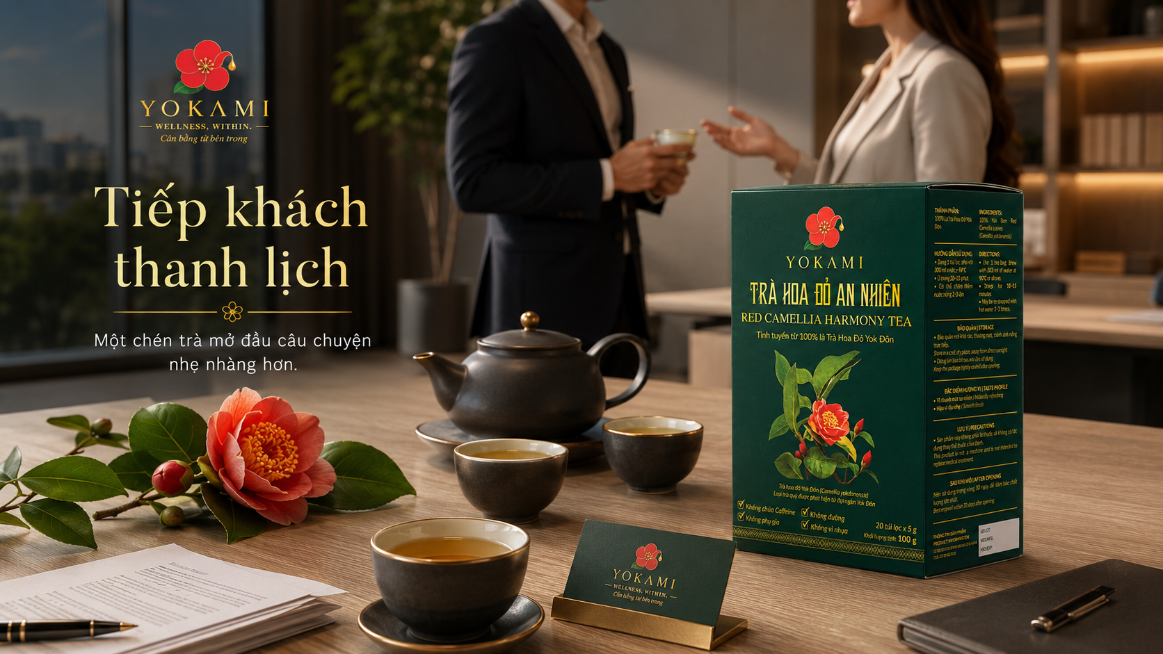 Tiếp khách thanh lịch với trà YOKAMI